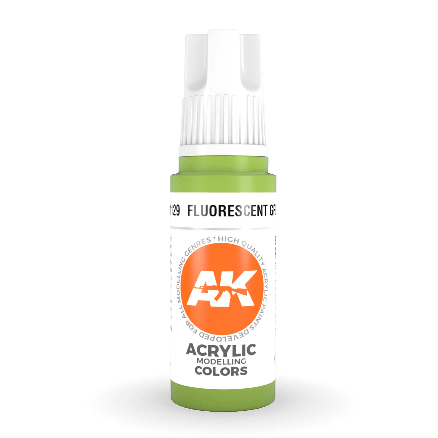 AK Interactive 3rd Gen Acrylic - Fluorescent Green 17ml AK11129