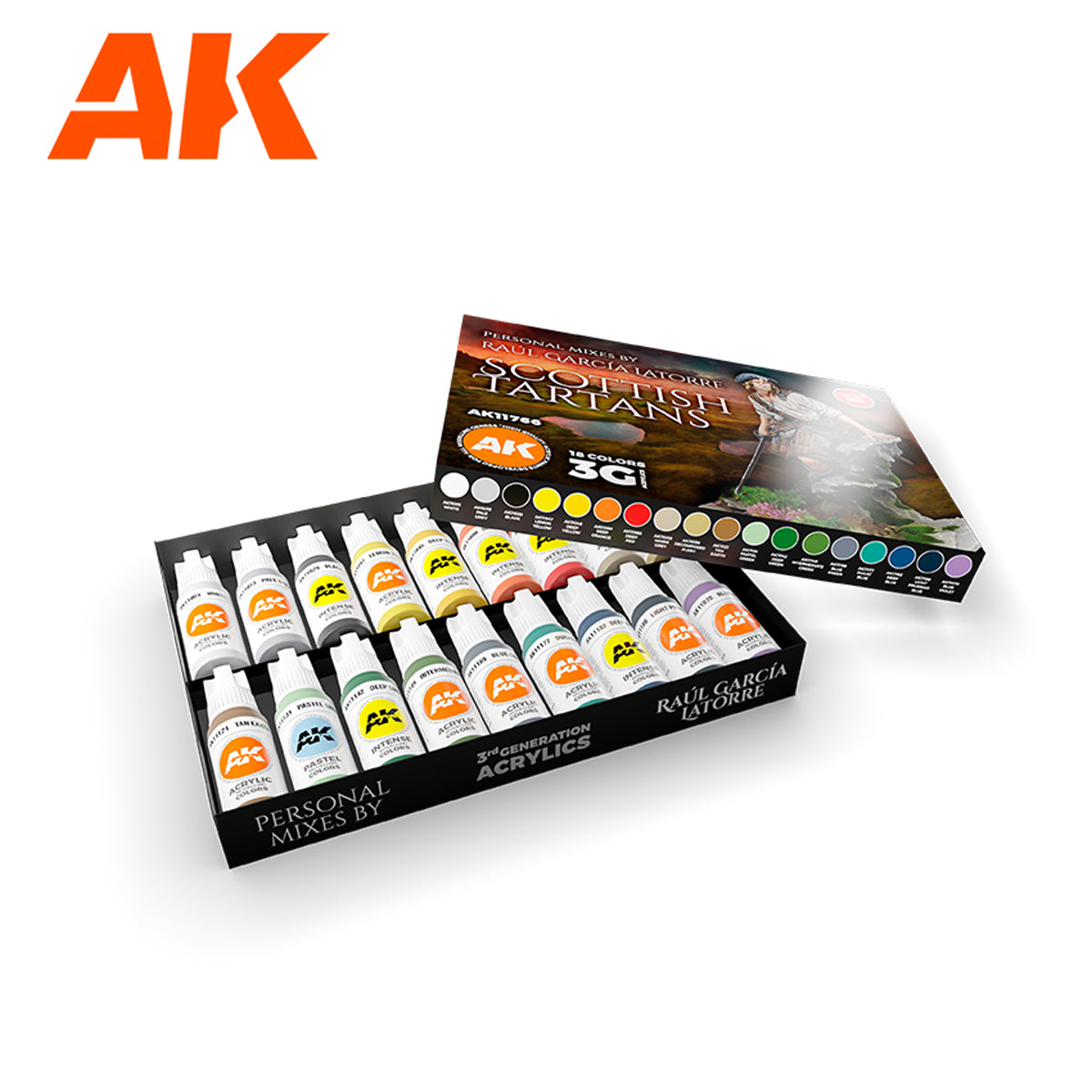 AK Interactive Signature Set - Scottish Tartans by Raúl García Latorre AK11766