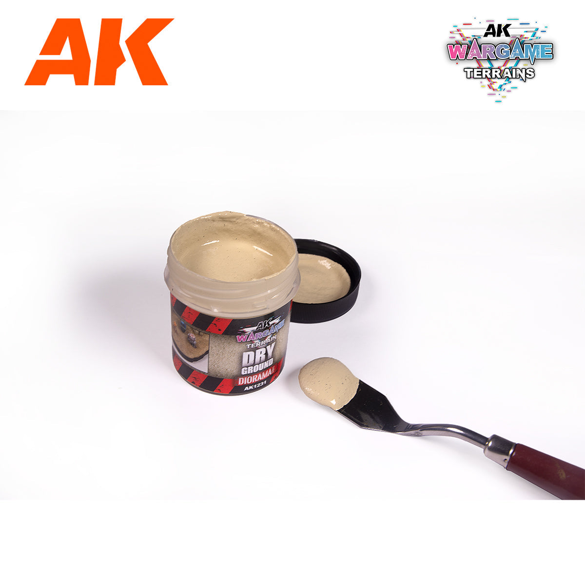 AK Interactive Dry Ground - Wargame Terrains - 100ml AK1231