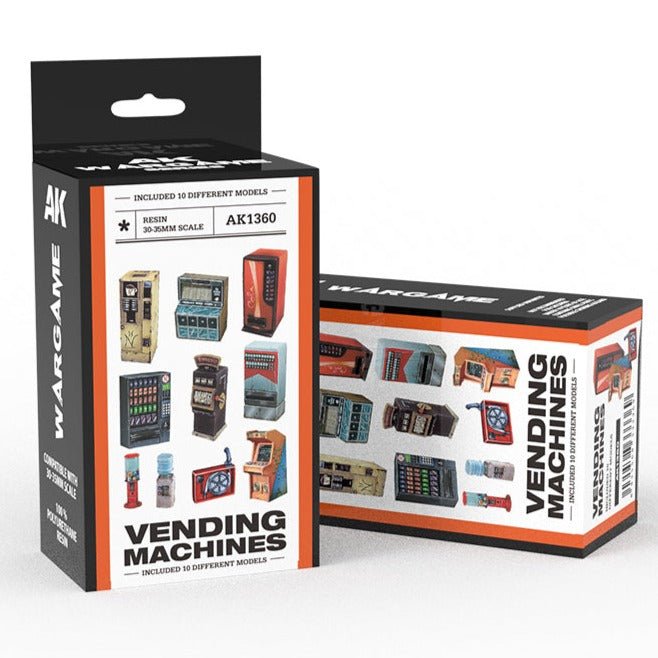 AK Interactive Vending Machine Wargame Set (Resin 30-35mm) AK1360