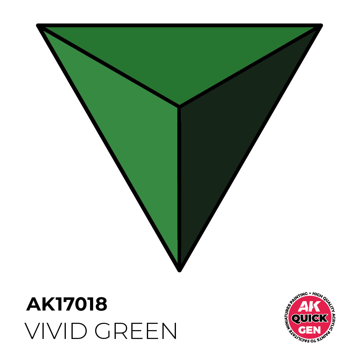 AK Interactive Quick Gen - Vivid Green 18ml AK17018
