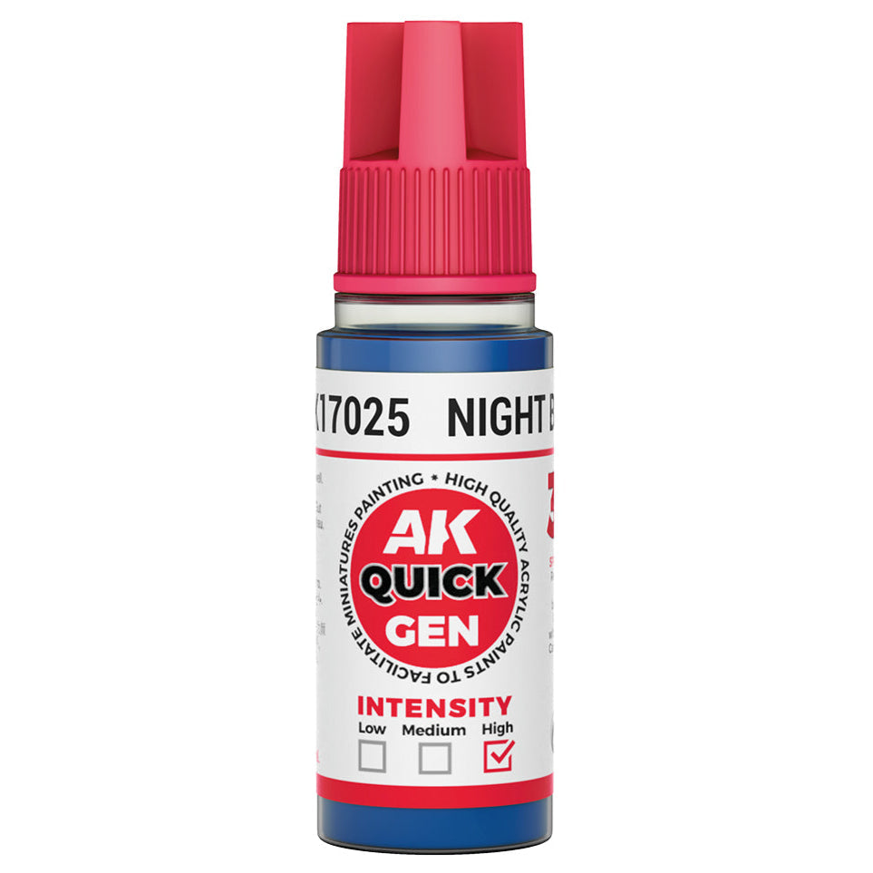AK Interactive Quick Gen - Night Blue 18ml AK17025