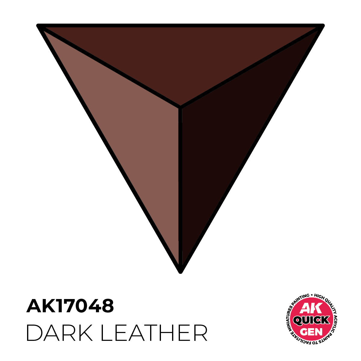 AK Interactive Quick Gen - Dark Leather 18ml AK17048