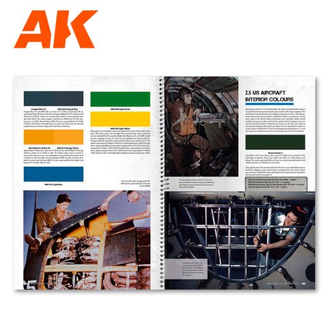 AK Interactive Real colors of WWII Aircraft (English)