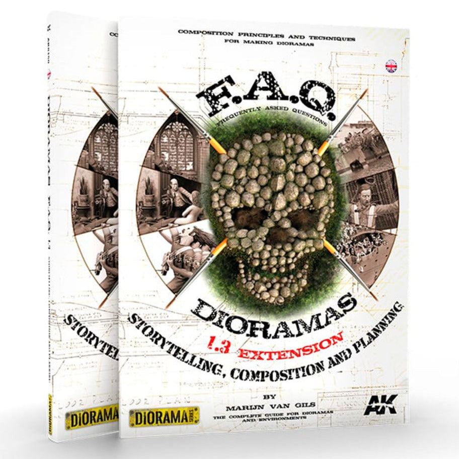 AK Interactive - Dioramas F.A.Q. 1.3. extension – Storytelling, Composition and Planning AK8150