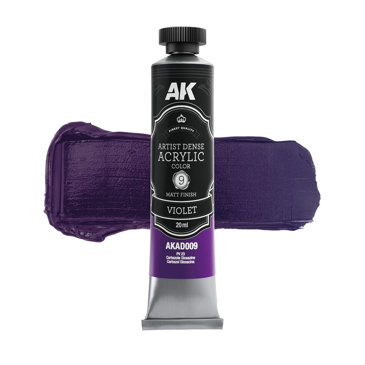 AK Interactive Dense Acrylic Primary & Secondary Set (6 tubes 20ml)