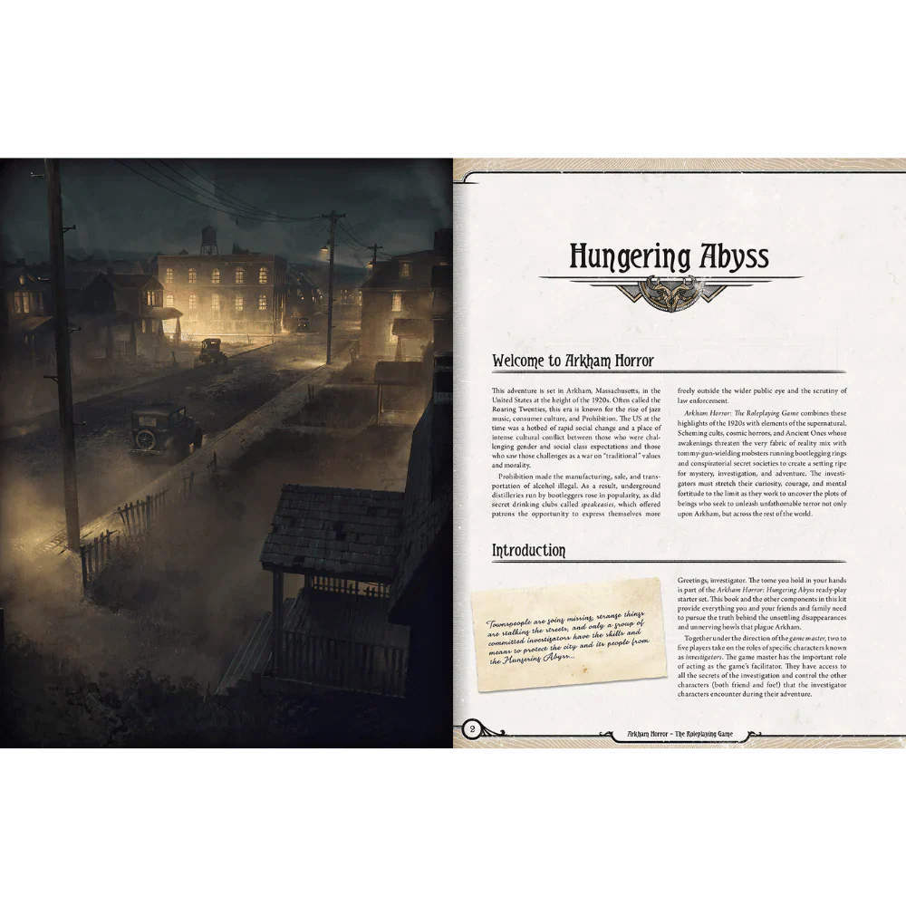 Arkham Horror RPG: Starter Set - Hungering Abyss