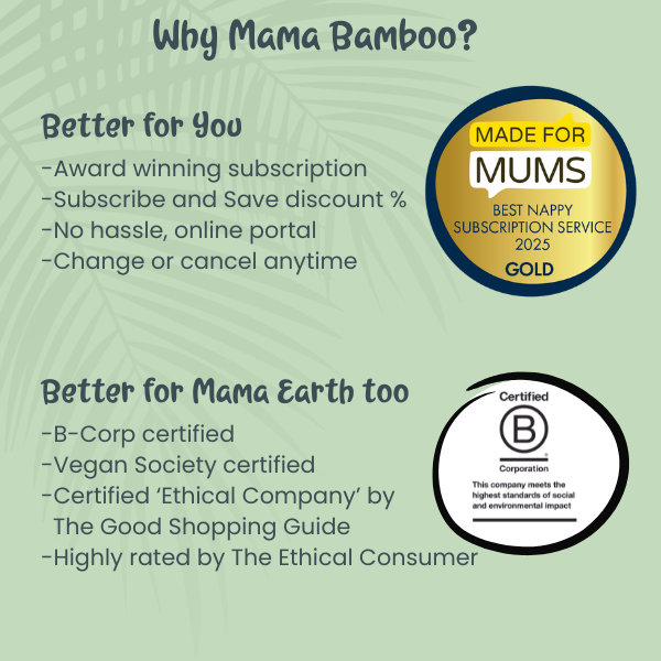Mama Bamboo Sustainable Pull-Up Nappy Pants DS