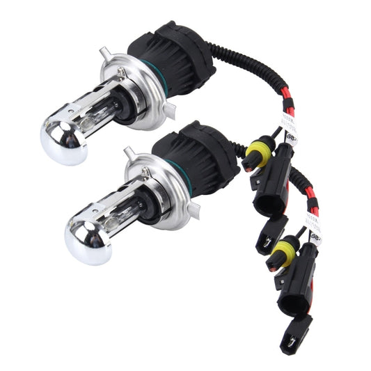 2 PCS H4 55W 4300K HID Bulbs Xenon Lights Lamps, AC 12V, H4