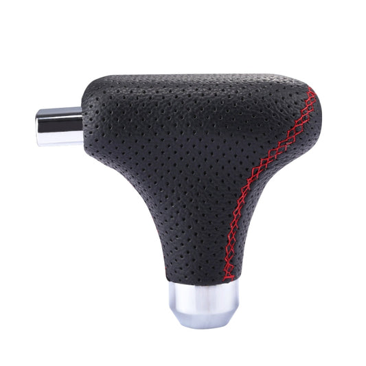 Universal Vehicle Car Black Leather Shifter Cover Manual Automatic Gear Shift Knob, Black Leather Shifter Cover