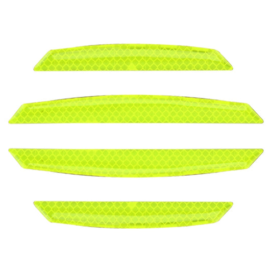 4 PCS Universal Car Door Anti-collision Strip Protection Guards Trims Stickers, 4 PCS