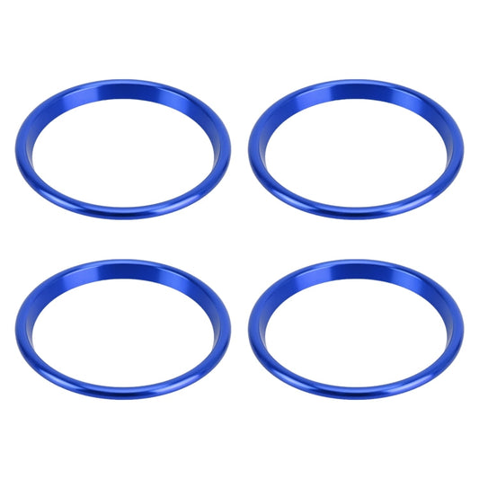 4 PCS Car Metal Air Outlet Decorative Outside Ring for Audi A3 / S3 / Q2L, For Audi A3 / S3 / Q2L