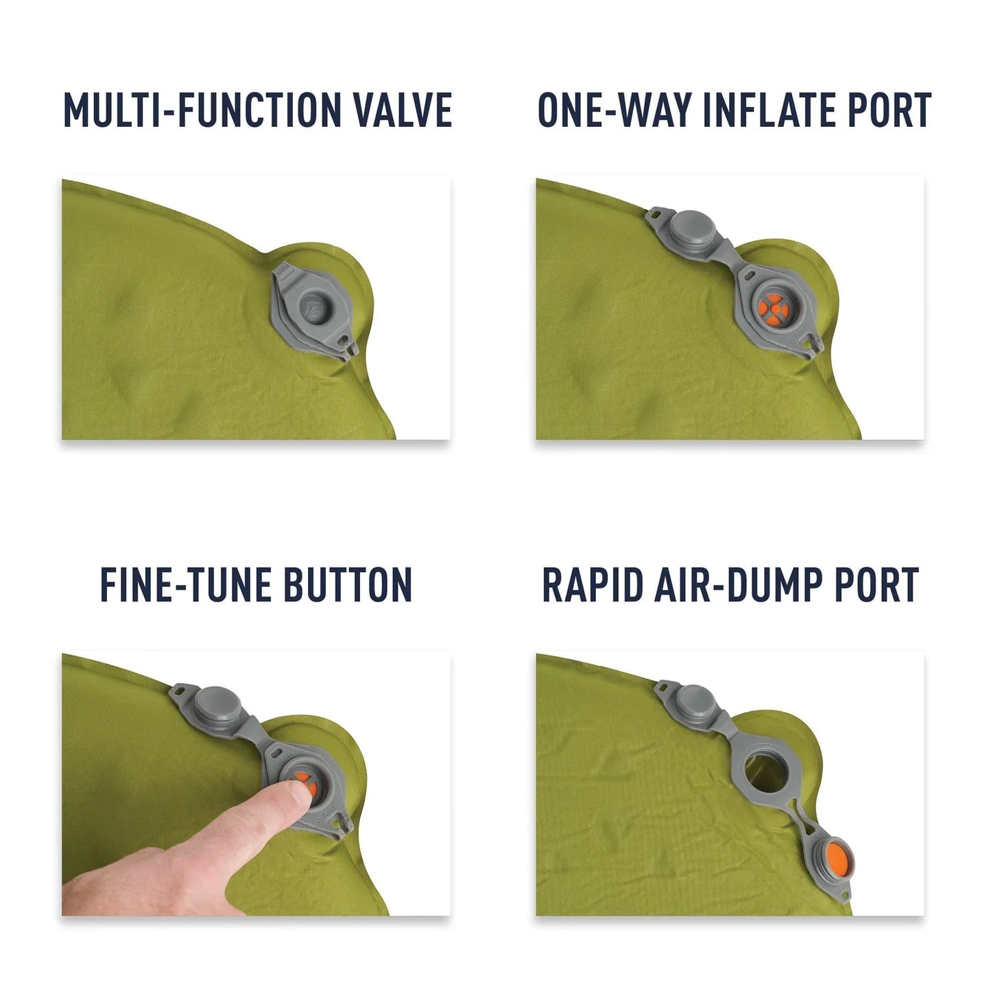 Sea To Summit Camp Self Inflating Sleeping Mat - Regular Olive