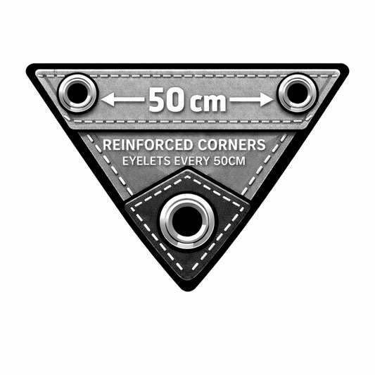Silver XL-Grade Tarpaulin 3m x 3m