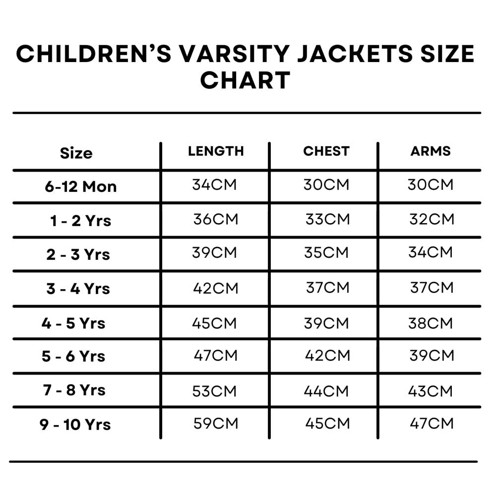 KIDS Personalised Punjabi Varsity Jacket