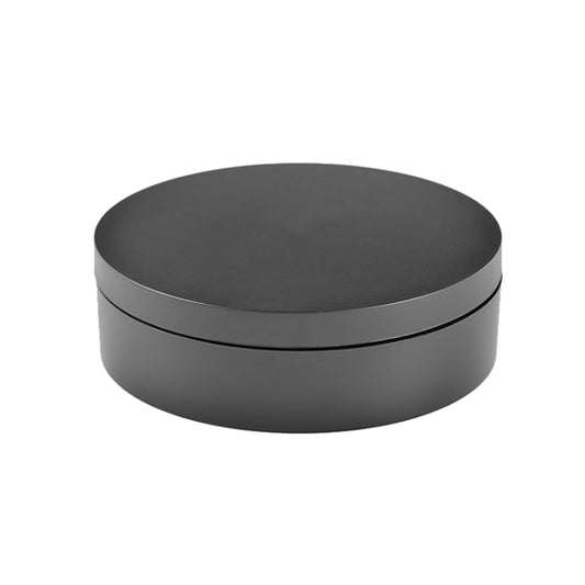 12cm 360 Degree Rotating Turntable Matte Electric Display Stand Video Shooting Props Turntable, Load: 3kg, 12cm Matte Black, 12cm Matte White
