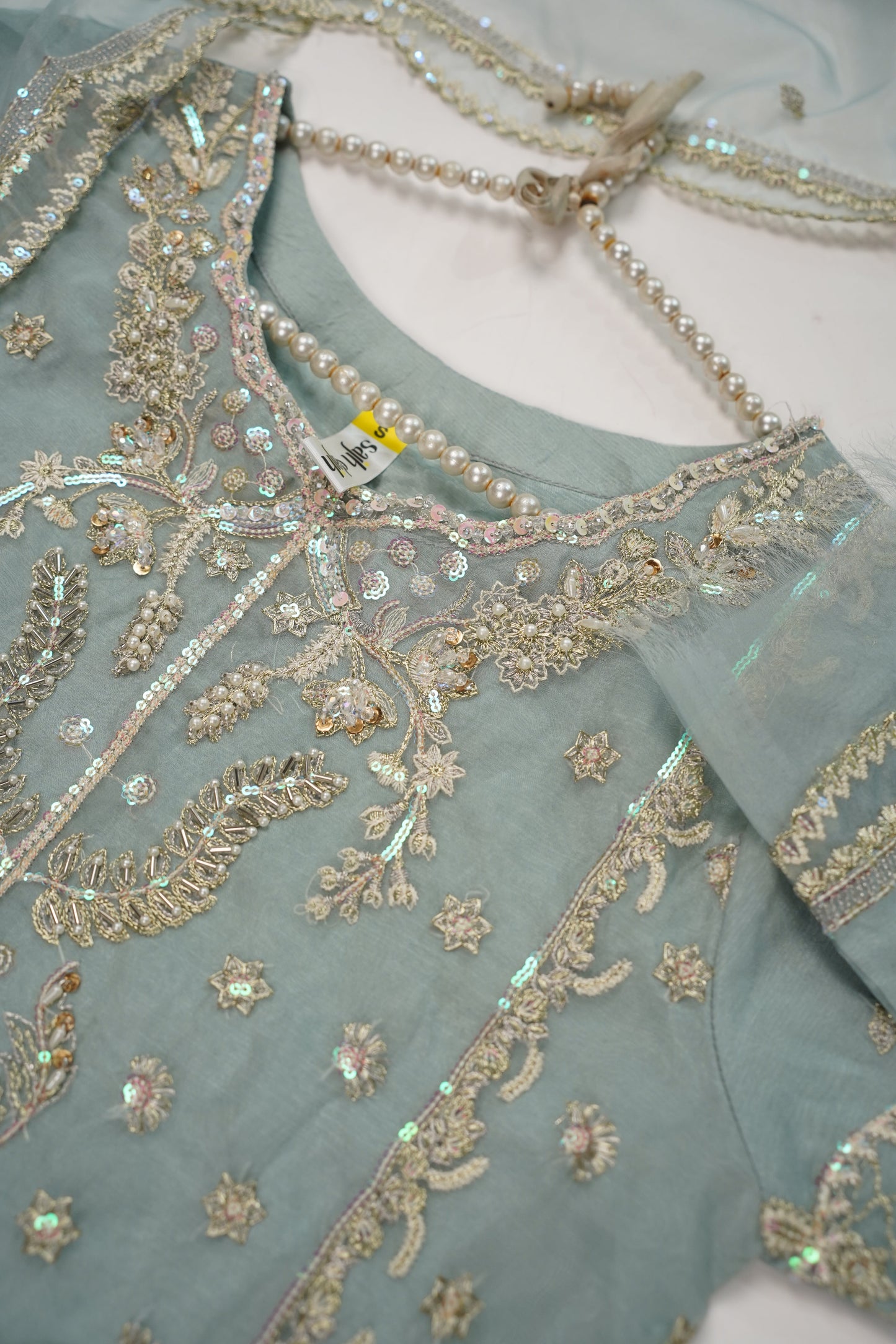 Tehwar - Luxury Organza Outfit - Festive Collection - Ready to Wear - TEHV8D5