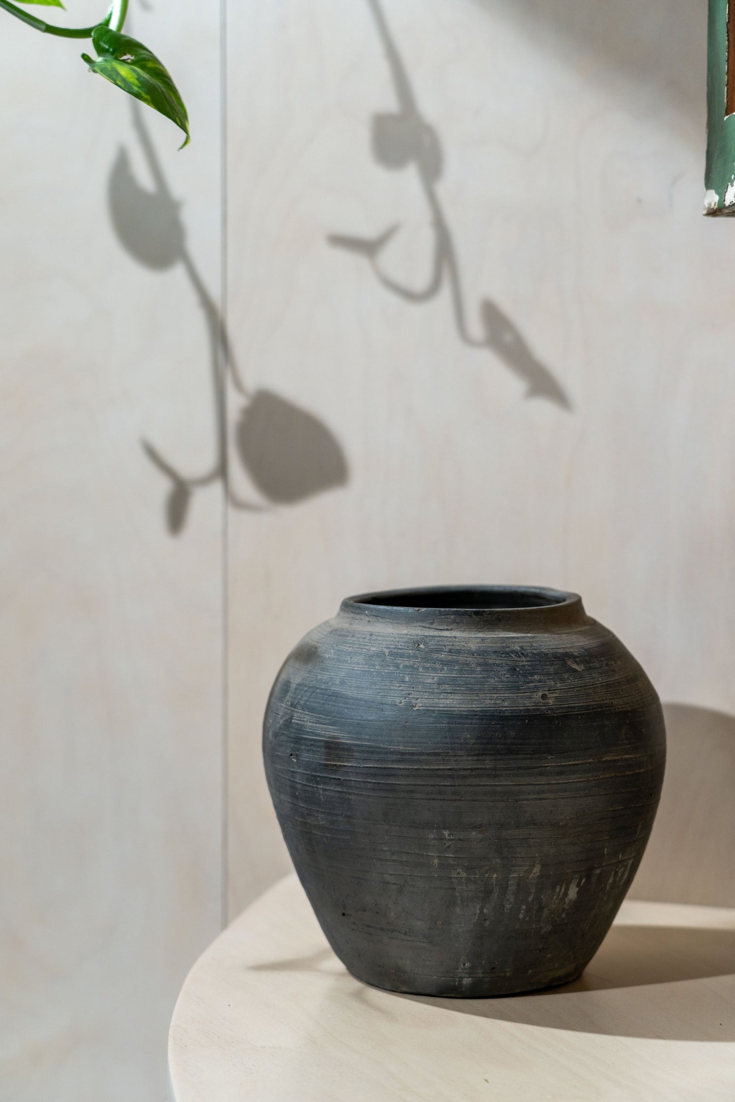 Old Dark Grey Pots