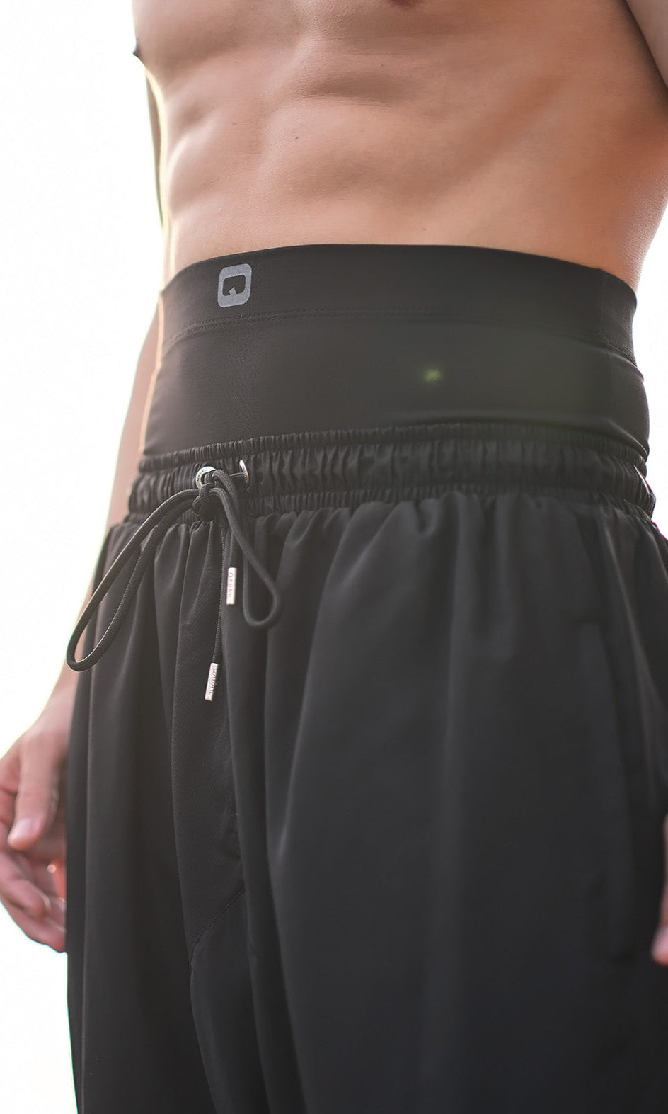 QL Halal Cargo Swim Shorts SB UNI in Black