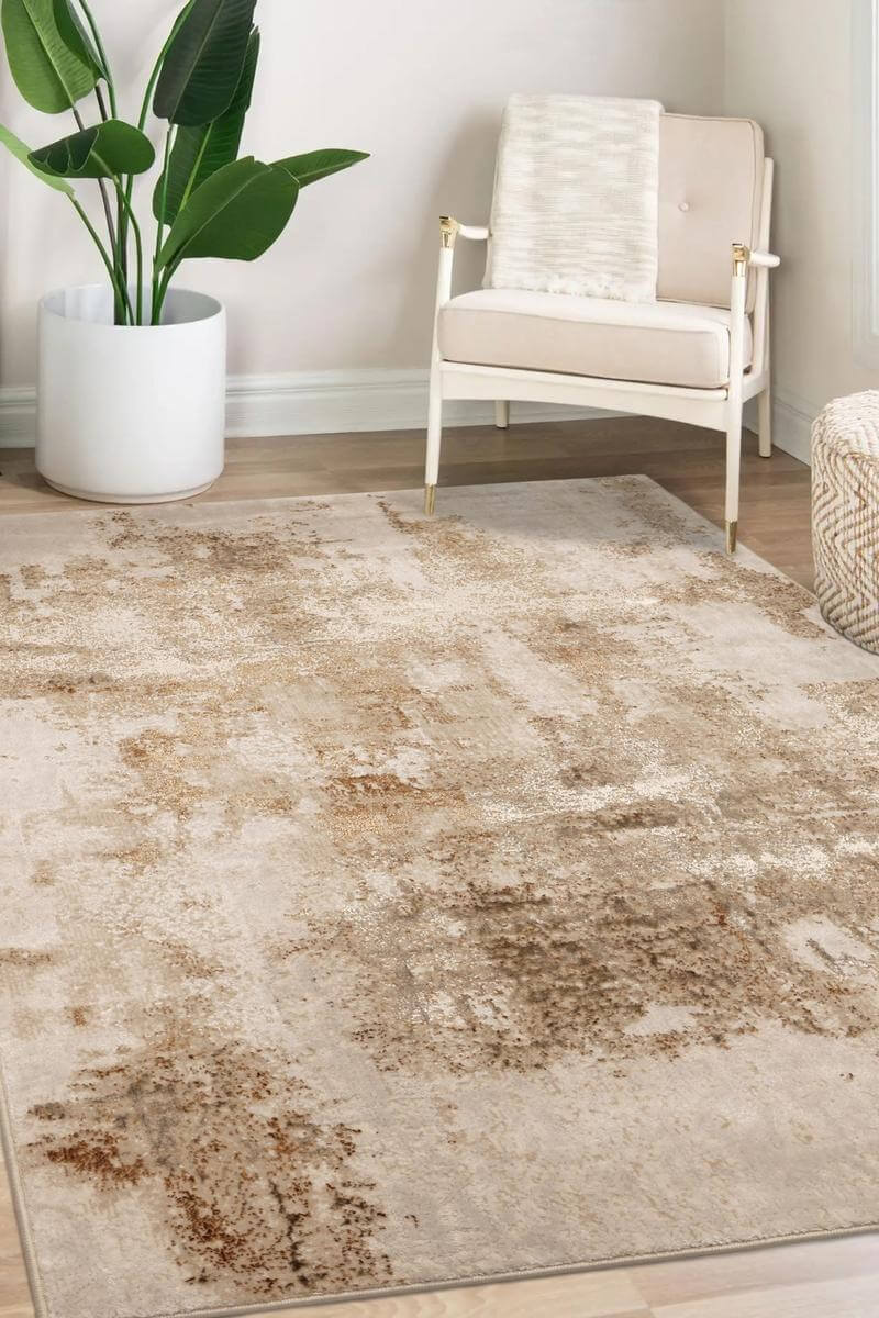 Dusk Marble Rug – Elegant Abstract Design