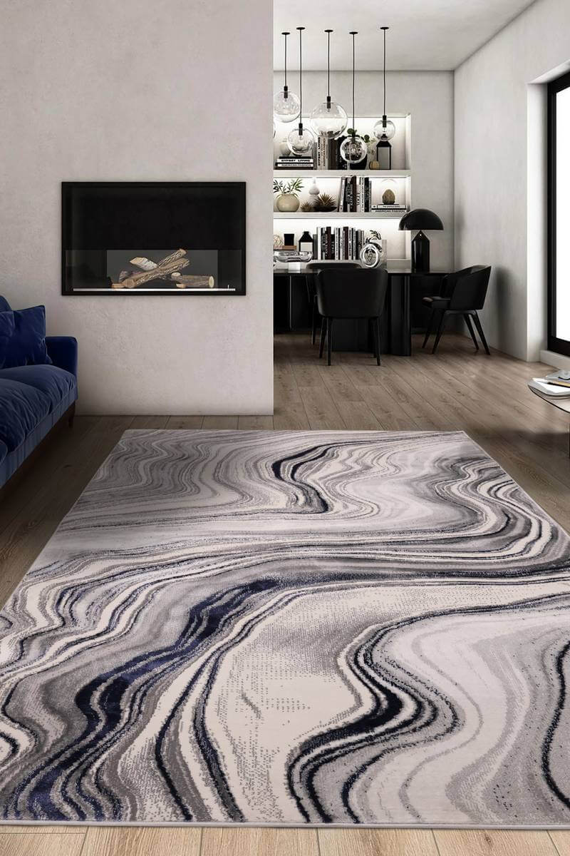 Dusk Watercolour Rug – Soft Abstract Design