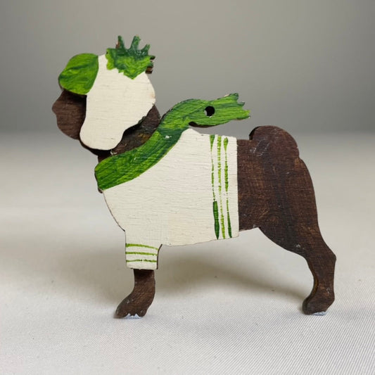 Companion Dog Bauble - Handmade Ornament