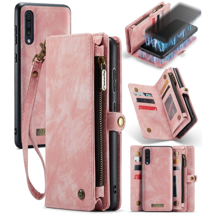 CaseMe-008 Detachable Multifunctional Horizontal Flip Leather Case with Card Slot & Holder & Zipper Wallet & Photo Frame, For Samsung Galaxy A70, For Samaung Galaxy A30S/A50S/A50