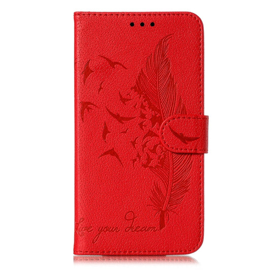Feather Pattern Litchi Texture Horizontal Flip Leather Case with Wallet & Holder & Card Slots, For iPhone SE 2022 / SE 2020 / 8 / 7, For iPhone 7 Plus / 8 Plus, For iPhone 11 Pro, For iPhone 11