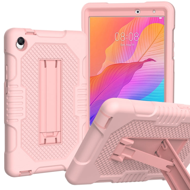 Contrast Color Robot Shockproof Silicone + PC Protective Case with Holder, For Huawei MatePad T10, For Huawei MatePad T8 8.0(2020)