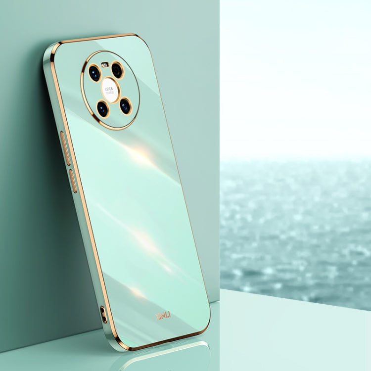 XINLI Straight Edge 6D Electroplate TPU Phone Case, For Huawei Mate 30, For Huawei Mate 30 Pro, For Huawei Mate 40