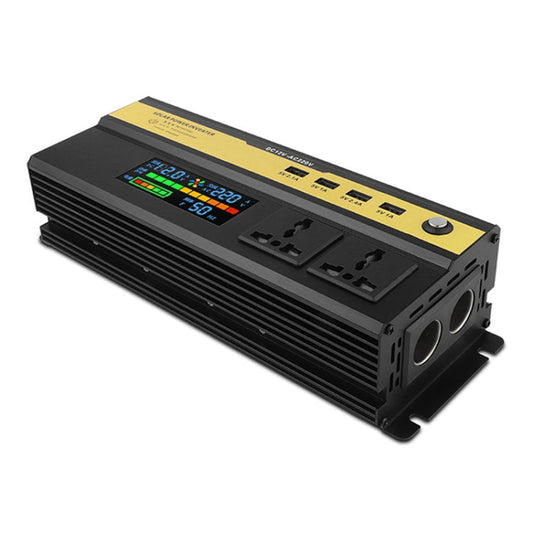 8896 2200W Car Smart Multi-functional Digital Display Inverter, 12V, 24V
