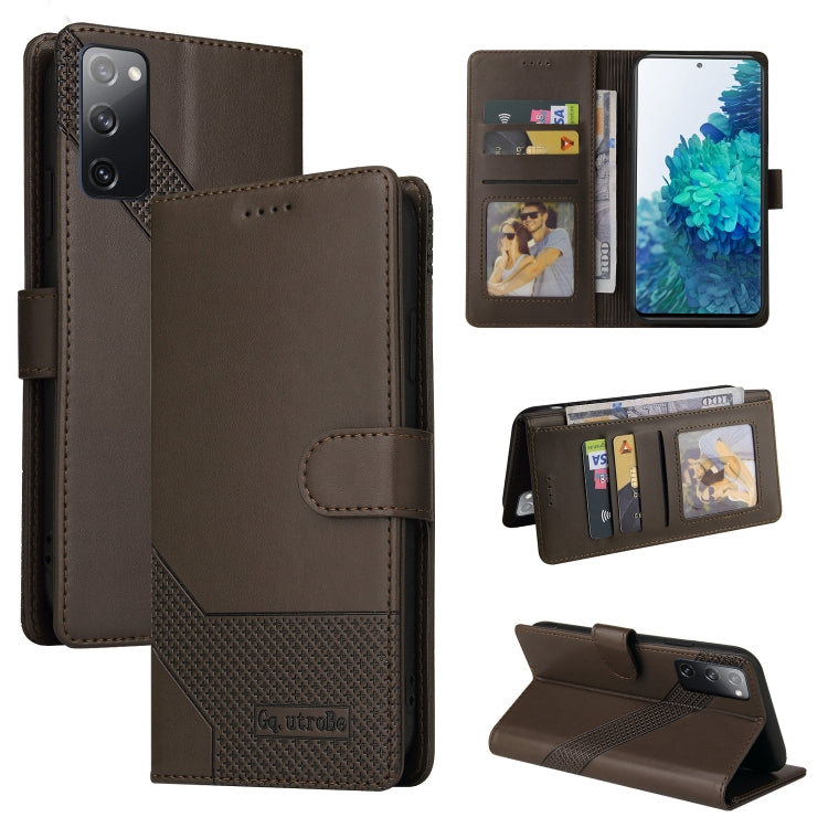 GQUTROBE Skin Feel Magnetic Leather Phone Case, For Samsung Galaxy S22+ 5G, For Samsung Galaxy S22 Ultra 5G, For Samsung Galaxy S20 FE