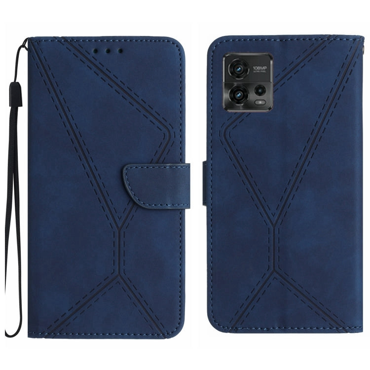Stitching Embossed Leather Phone Case, For Motorola Moto G73 5G, For Motorola Moto G 5G 2023, For Motorola Moto G Play 2023, For Motorola Moto G72 4G