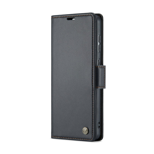 CaseMe 023 Butterfly Buckle Litchi Texture RFID Anti-theft Leather Phone Case, For Samsung Galaxy A73 5G, For Samsung Galaxy A33 5G, For Samsung Galaxy S22 Ultra 5G, For Samsung Galaxy S22+ 5G