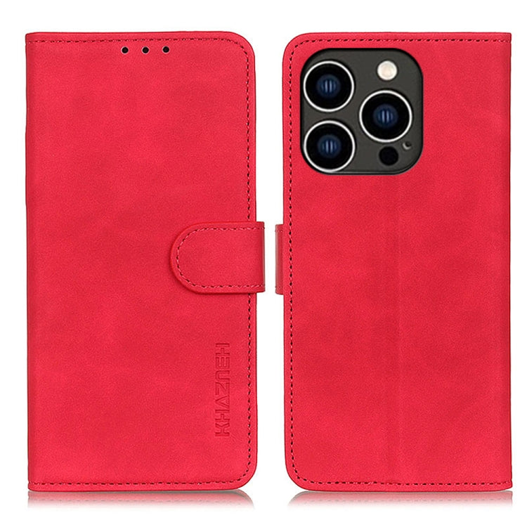 KHAZNEH Retro Texture Leather Phone Case, For iPhone 16e / 17e, For iPhone 17 Pro Max, For iPhone 17 Pro, For iPhone 17, For iPhone Air, For iPhone 16 Pro Max