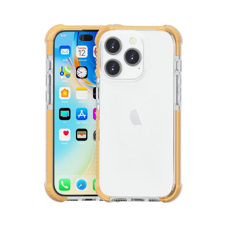 Four-corner Shockproof TPU Hybrid Acrylic Phone Case, For iPhone 15 Pro Max, For iPhone 15 Pro