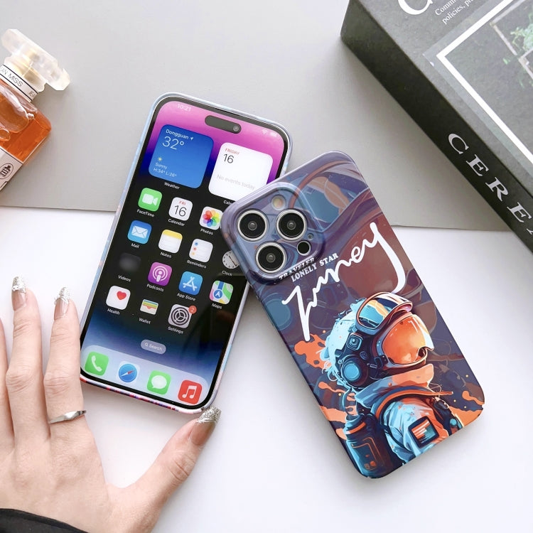 Painted Pattern Precise Hole PC Phone Case, For iPhone XS Max