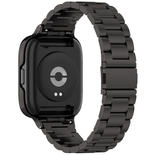 2 in 1 Three-bead Metal Watch Band with Watch Frame, For Redmi Watch 3 Lite / Watch 3 Active
