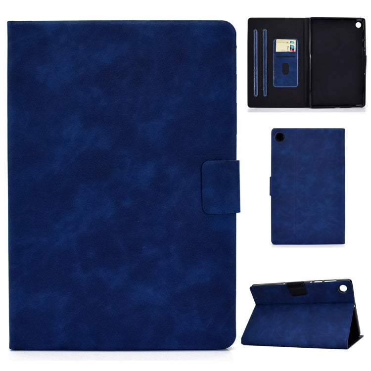 Cowhide Texture Horizontal Flip Leather Case with Holder & Card Slots & Sleep / Wake-up Function, For Huawei MatePad T8, For Huawei MediaPad T5, For Lenovo M10 Plus TB-X606F