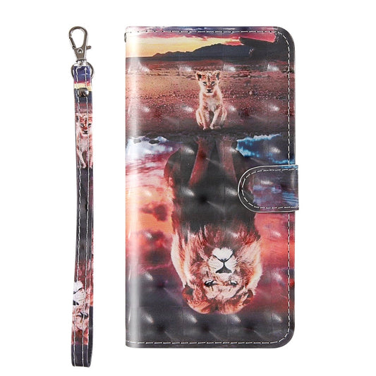 3D Painting Colored Drawing Pattern Horizontal Flip TPU + PU Leather Case with Holder & Card Slots & Wallet & Lanyard, For iPhone 11 Pro Max, For iPhone X, For iPhone XR