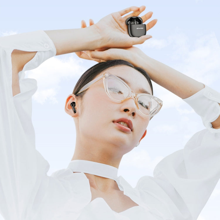 awei T68 ENC Noise Reduction Wireless Bluetooth Gaming Earphone