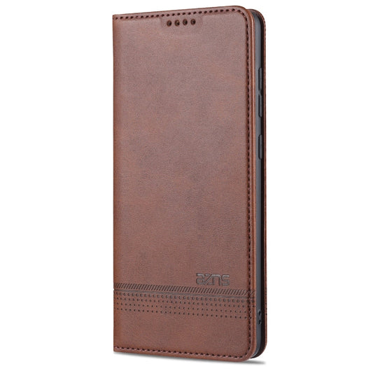 AZNS Magnetic Calf Texture Horizontal Flip Leather Case with Card Slots & Holder & Wallet, For Samsung Galaxy A51, For Samsung Galaxy A71, For Samsung Galaxy Note 10 Lite