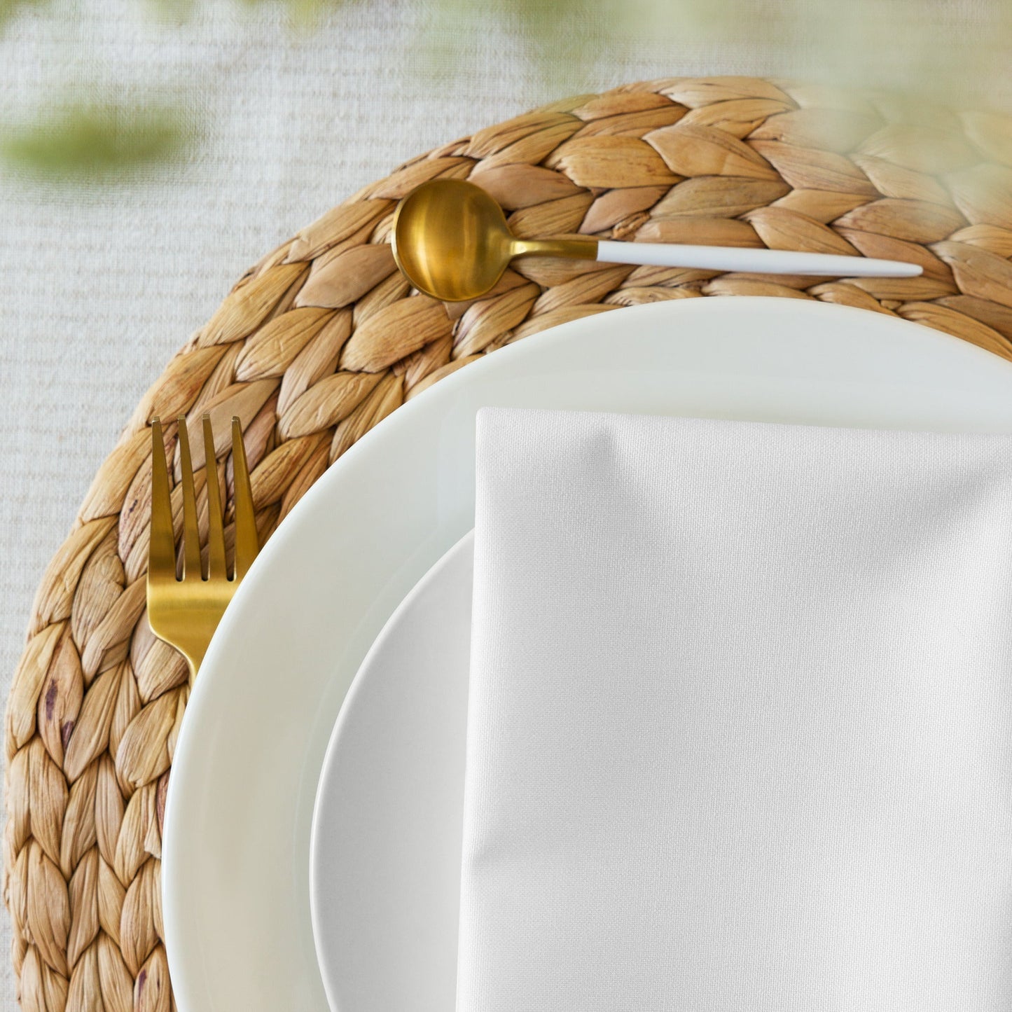 Half Black Half White - Cloth Napkin Set