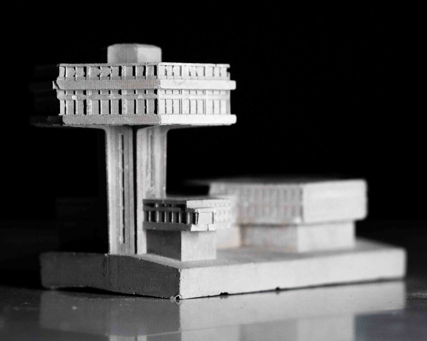 Forton Services, Lancashire – Miniature Concrete Model