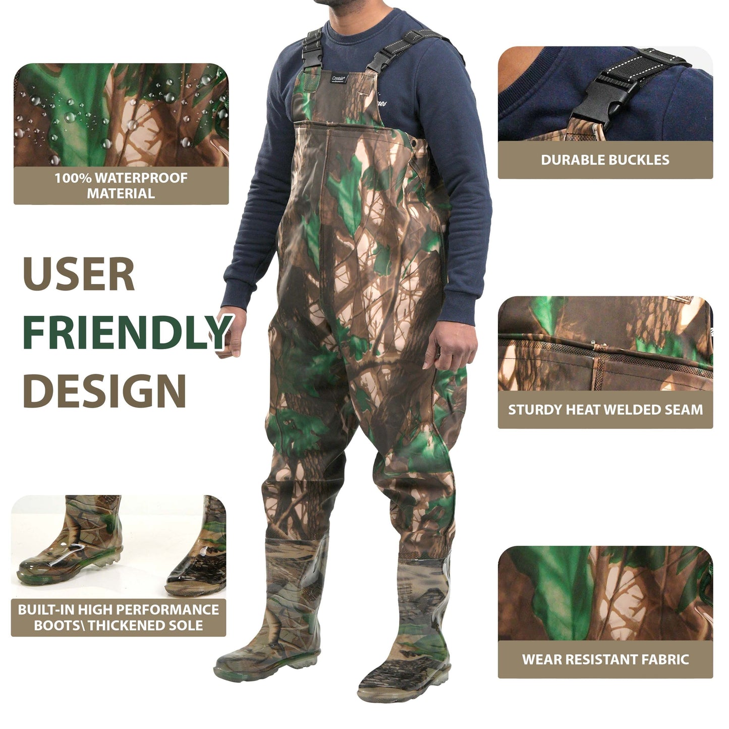 Waterproof Waders Camouflage
