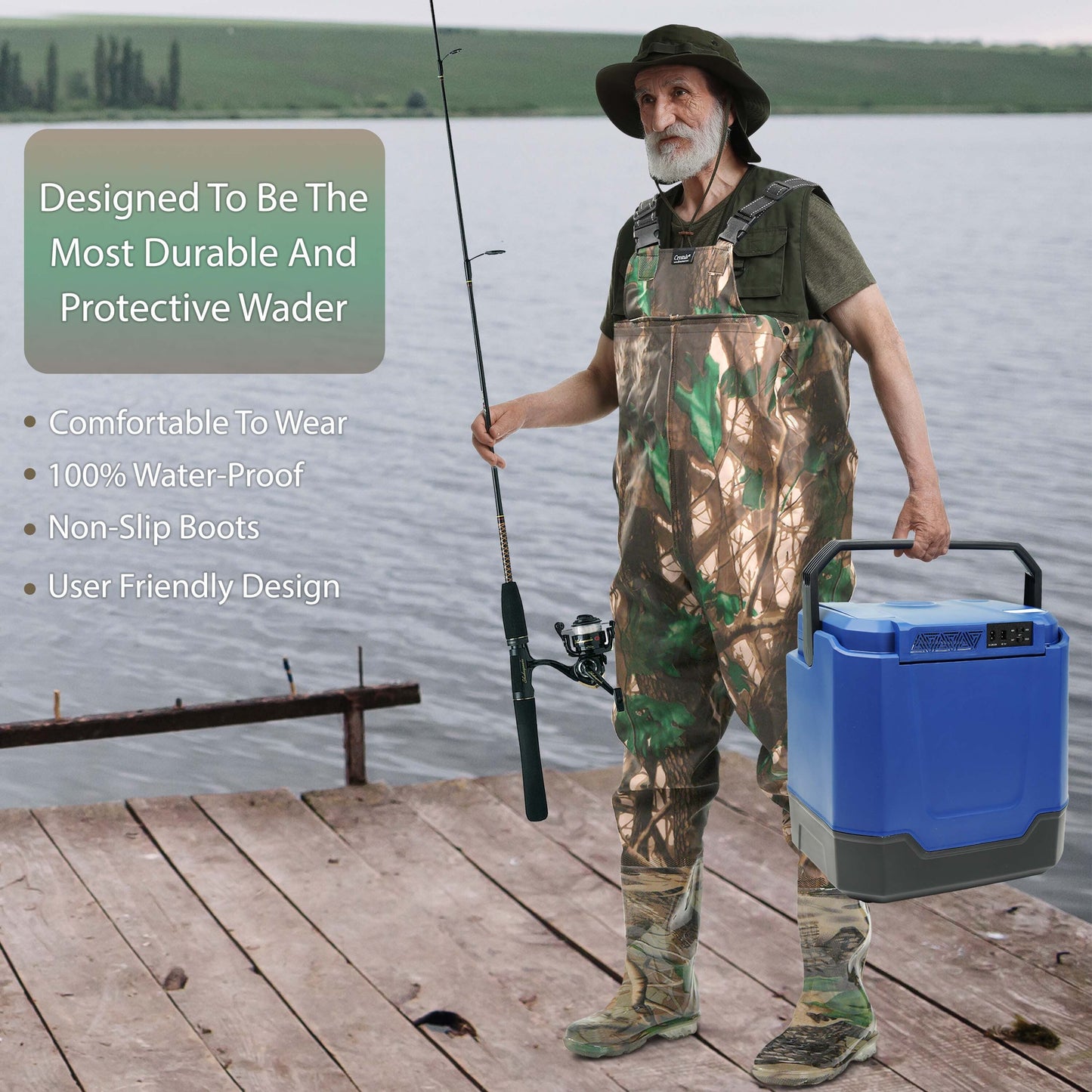 Waterproof Waders Camouflage