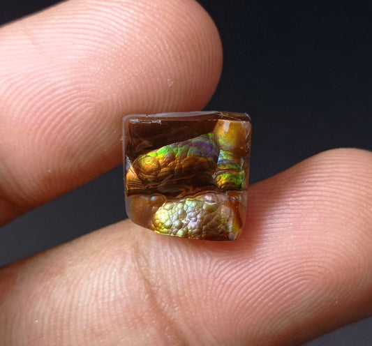 10.1ct Mexican Fire Agate, Rare Fire Agate, Perfect gemstone Gift for All Gem Lover, Dimensions 13x12x8mm