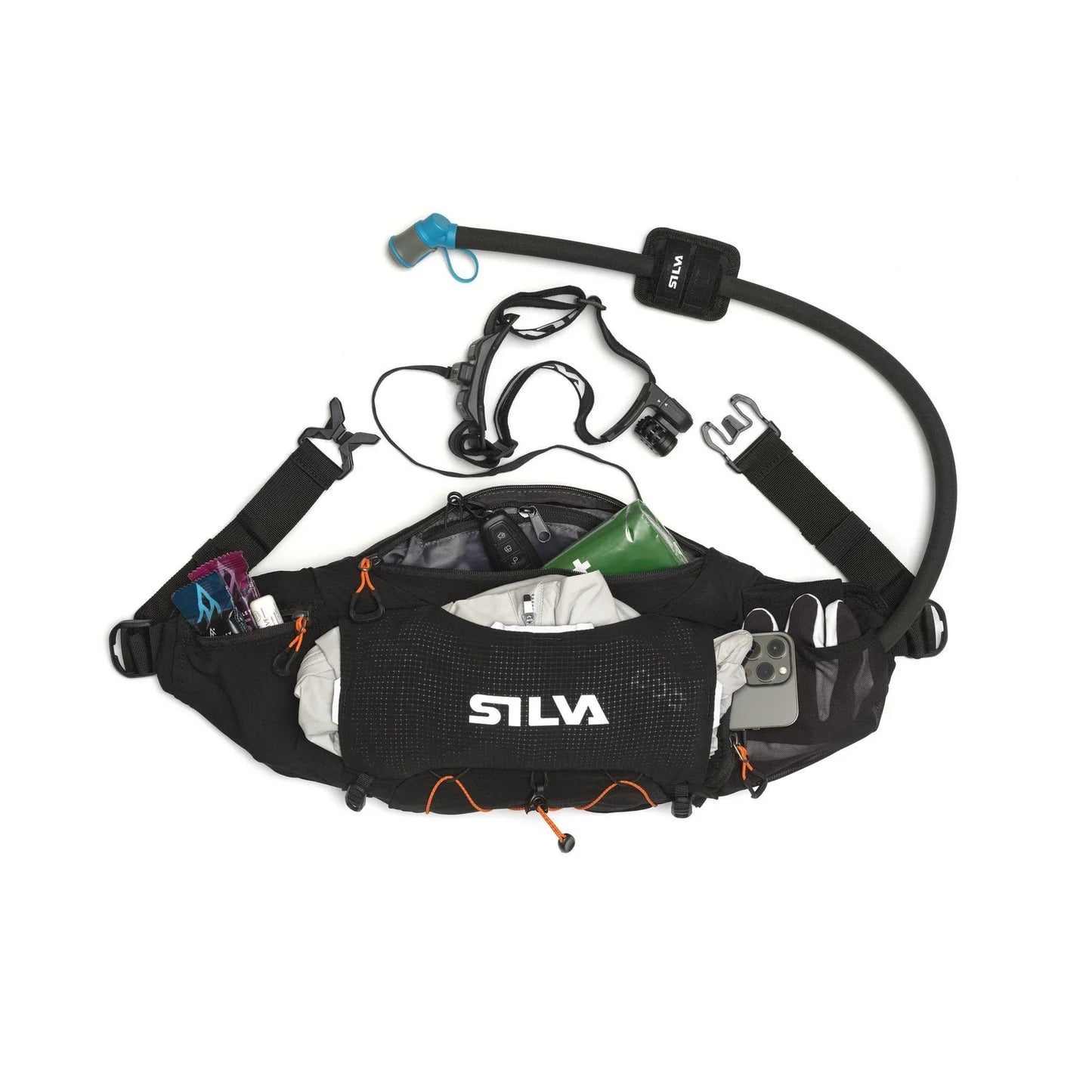 Silva Flex Belt 10 Running Hydration Belt - Black