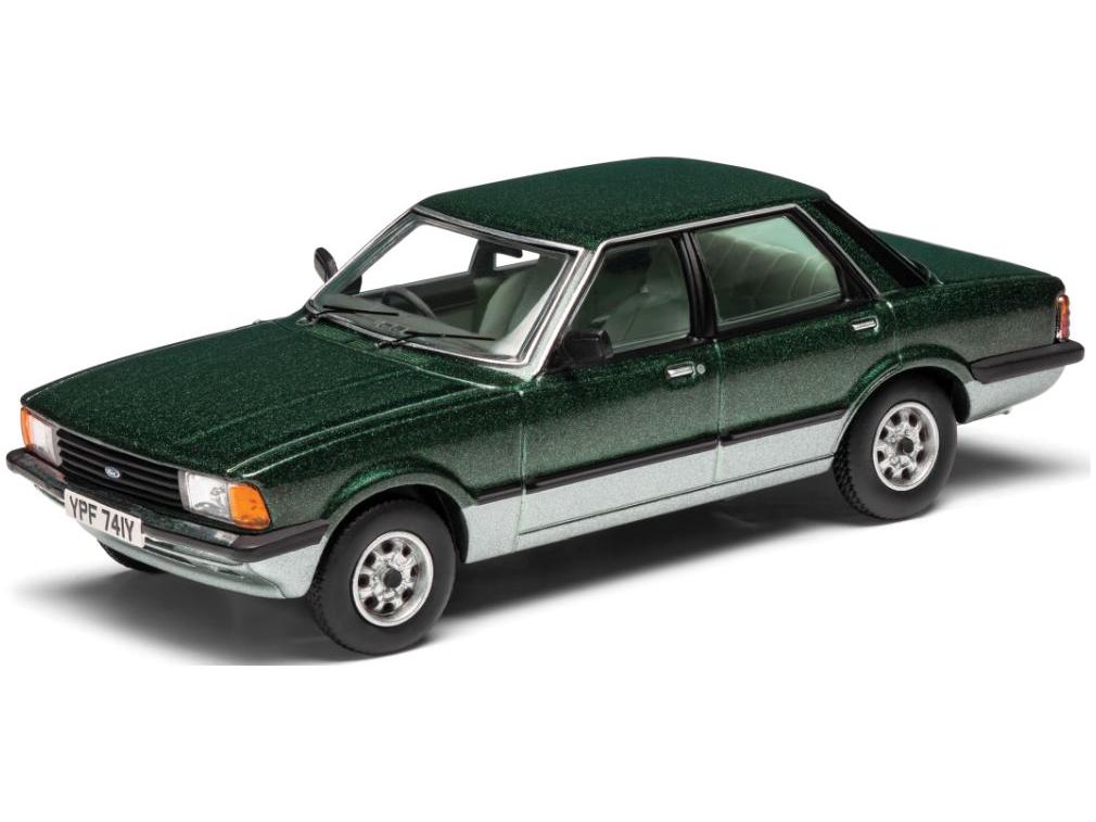 Ford Cortina Mk5 1.6 Carousel Forrest and Crystal Green 1:43 Scale Corgi Vanguards Diecast Model