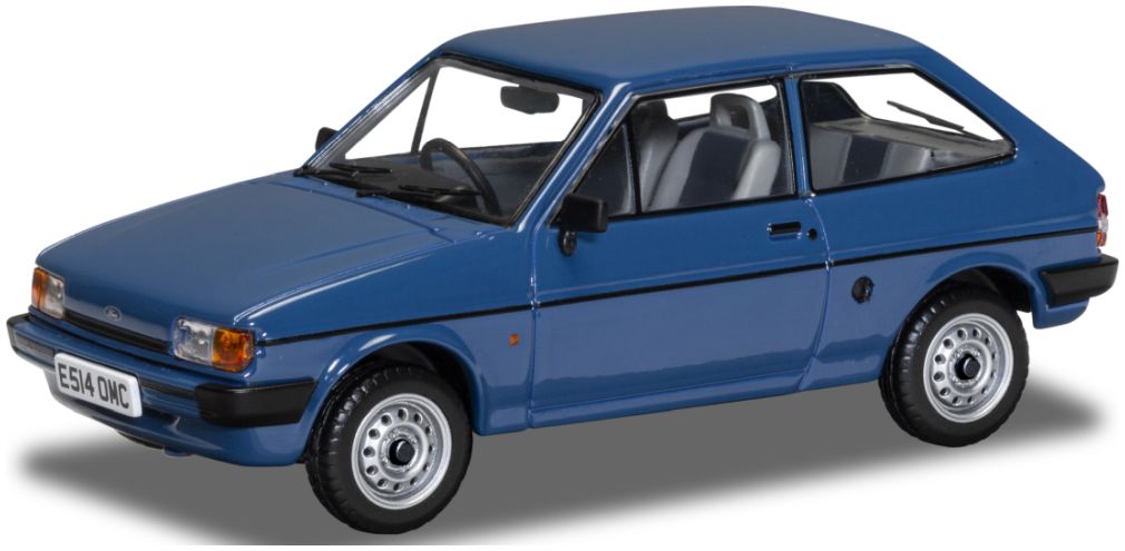Ford Fiesta Mk2 1.1 Popular Plus Maritime Blue 1:43 Scale Corgi Diecast Model
